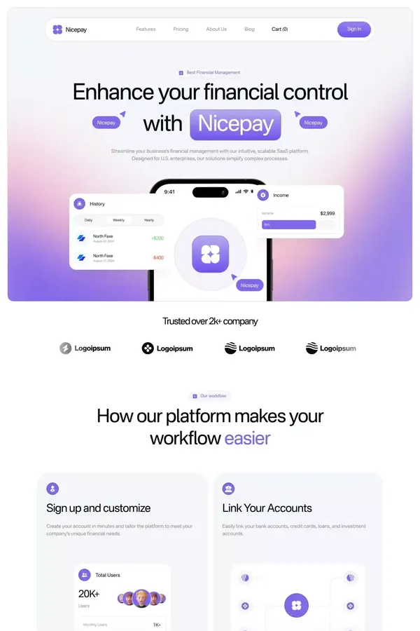 Nicepay - Webflow Ecommerce website template