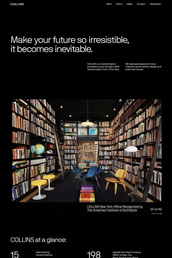 We are COLLINS | COLLINS - Portfolio design inspiration