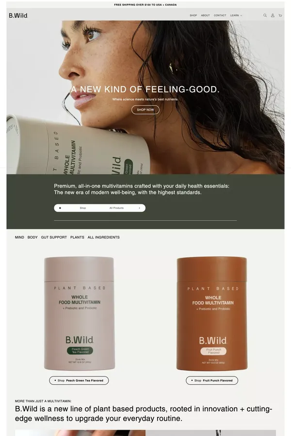 bwildlifestyle - Ecommerce design inspiration