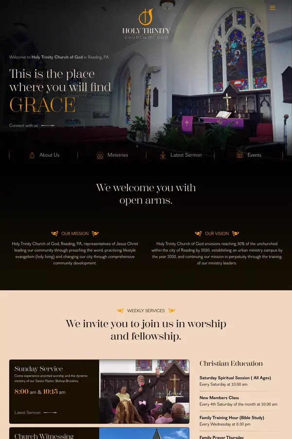 Welcome to Holy Trinity Church of God
