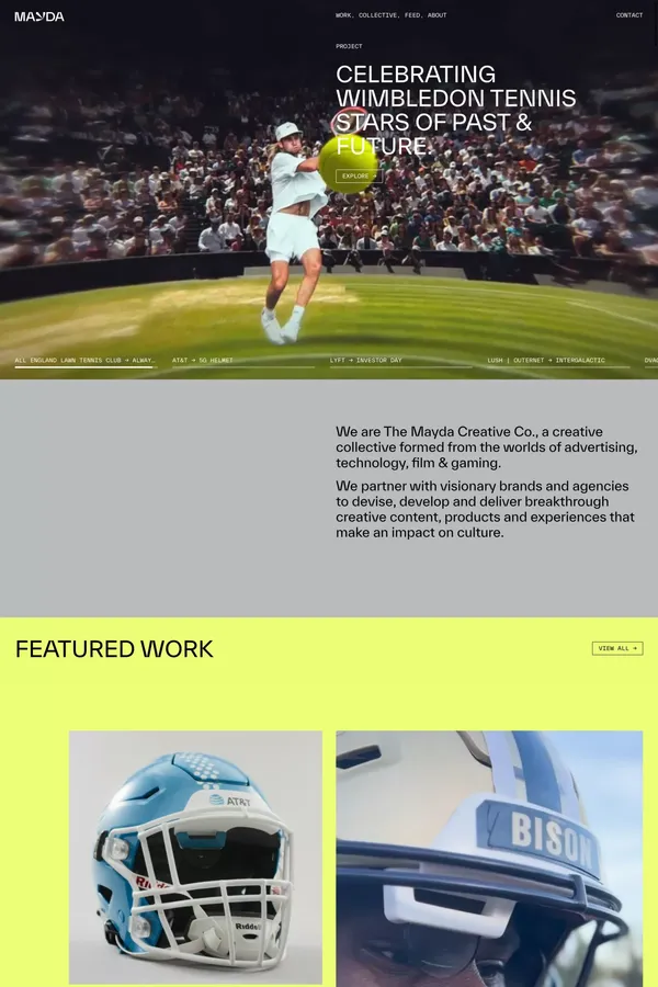 Mayda - Portfolio design inspiration