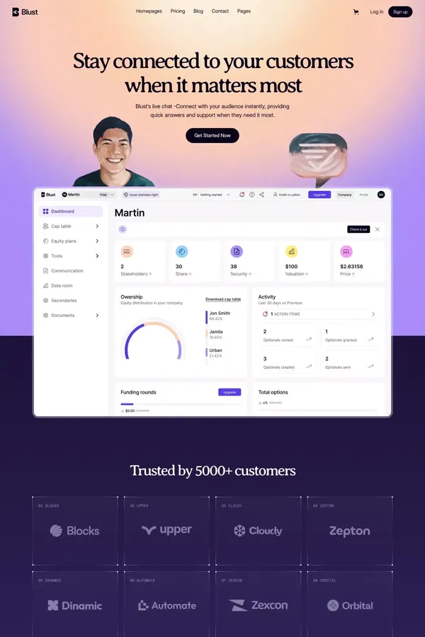 Blust - Webflow E-commerce Website Template - website design inspiration