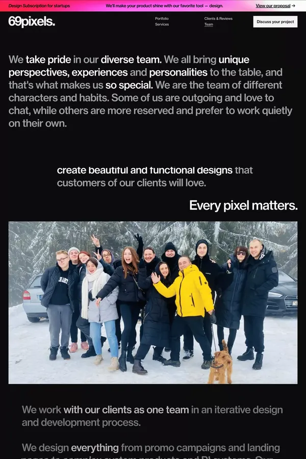 69pixels. — Team