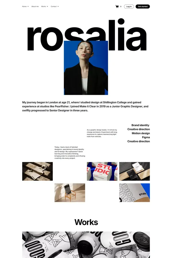 Rosalia - Webflow Ecommerce website template