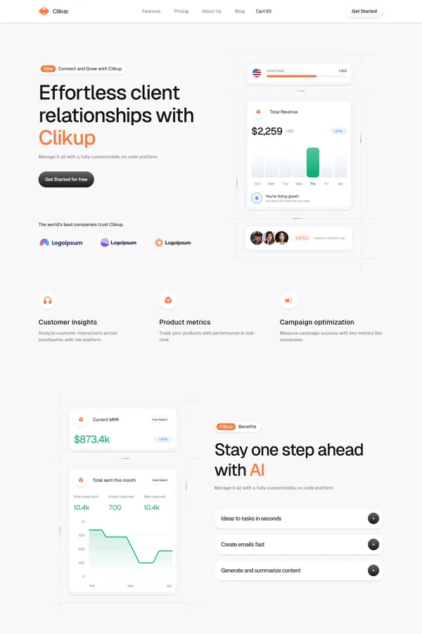 Clikup - Webflow Ecommerce website template
