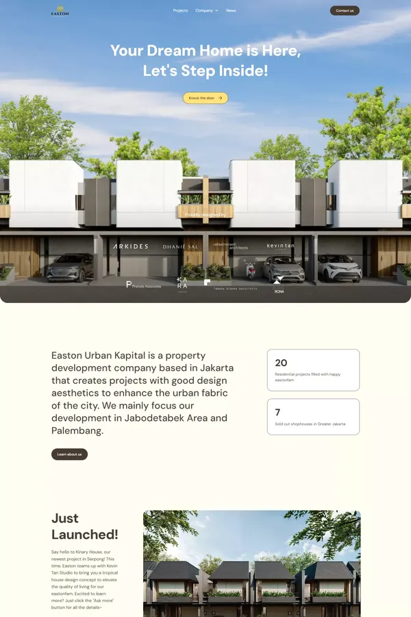 Easton Urban Kapital | Property Development Based in Jakarta