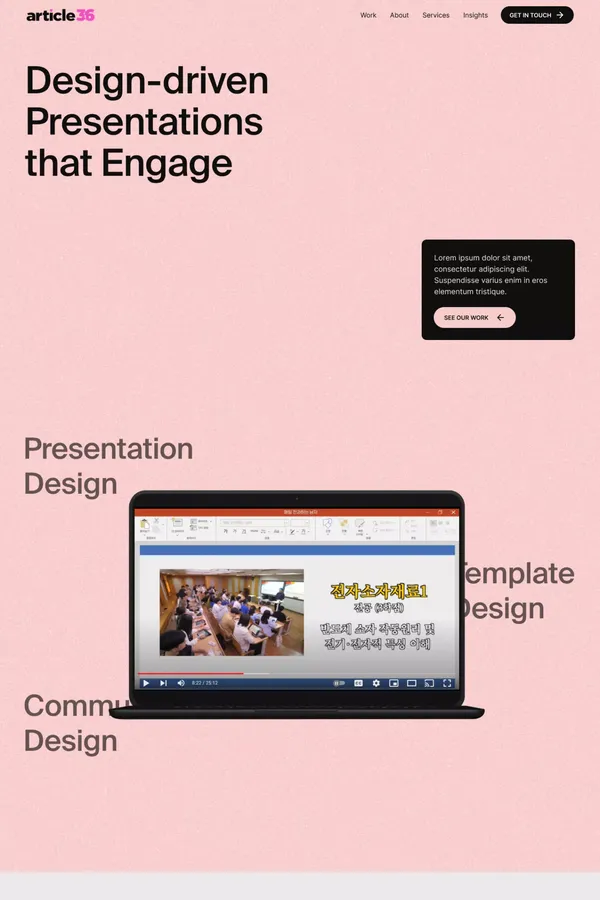 Your PowerPoint Design Agency | Article36