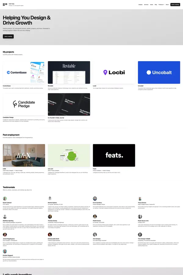 Erik Fiala: Product, UX, and growth expert