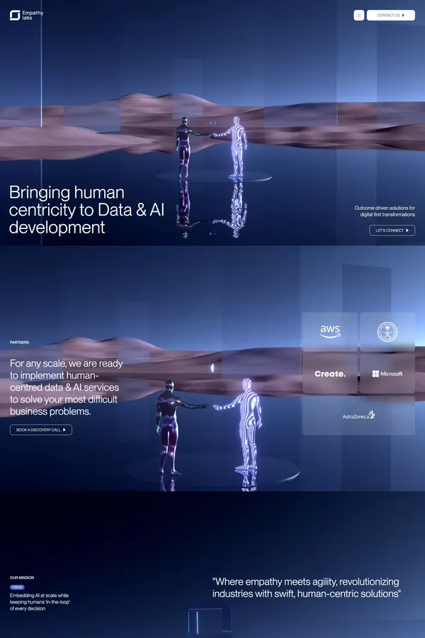 Empathy Labs - Landing design inspiration