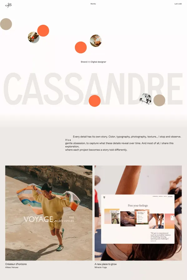 Cassandre Levrard - Cassandre Levrard - Portfolio design inspiration