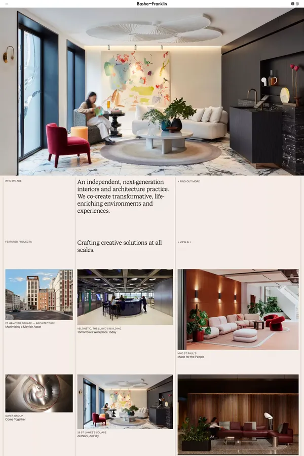 Basha-Franklin - Portfolio design inspiration