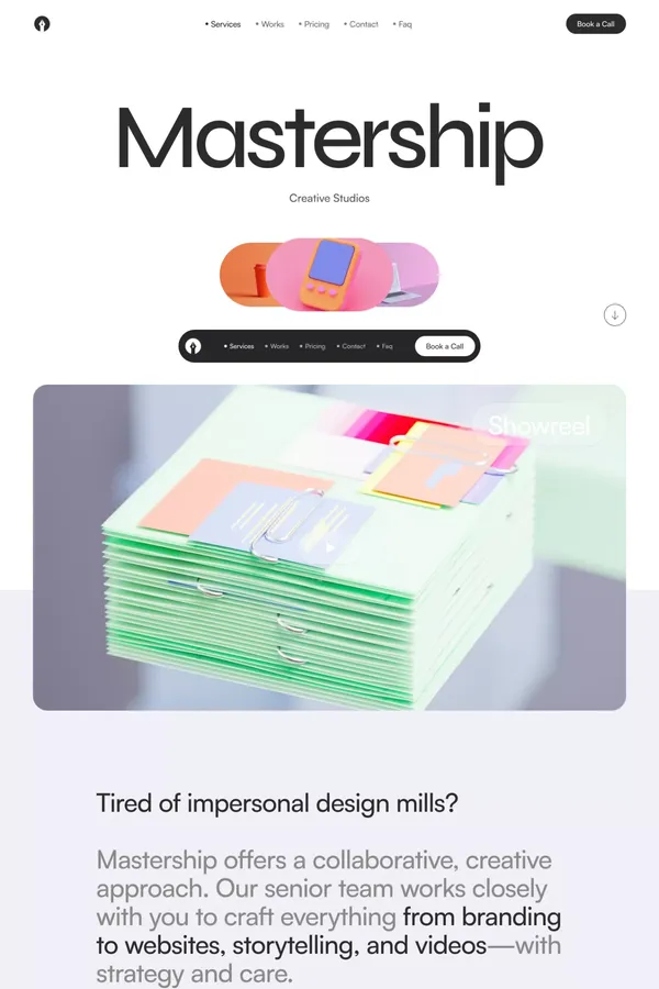 DesignOrbit Website Page Template for Webflow