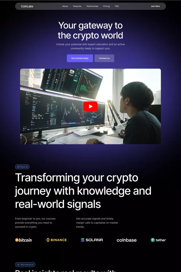 CoinLabs - Crypto Learning Community