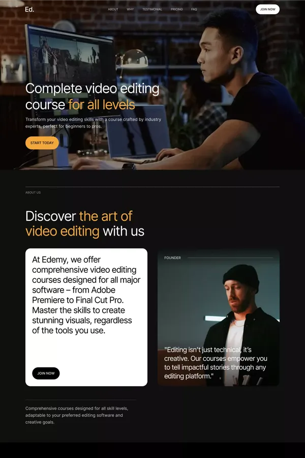 Edclip - Editing Video Course