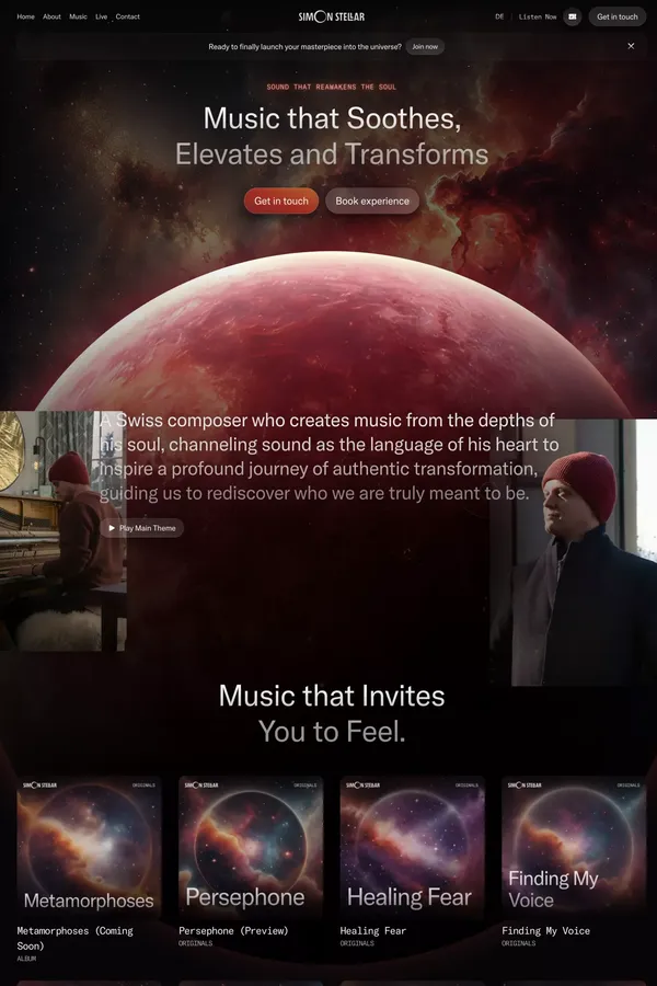 Simon Stellar - Composer & Creative Guide