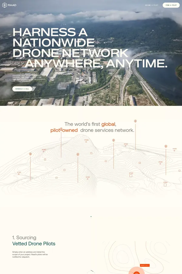 Raad Labs - Landing design inspiration