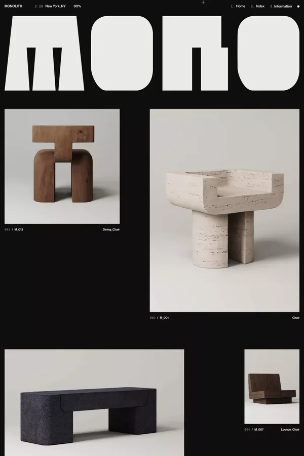 Monolith / Collectible Furniture and Objects | Monolith / Collectible Furniture and Objects - Portfolio design inspiration
