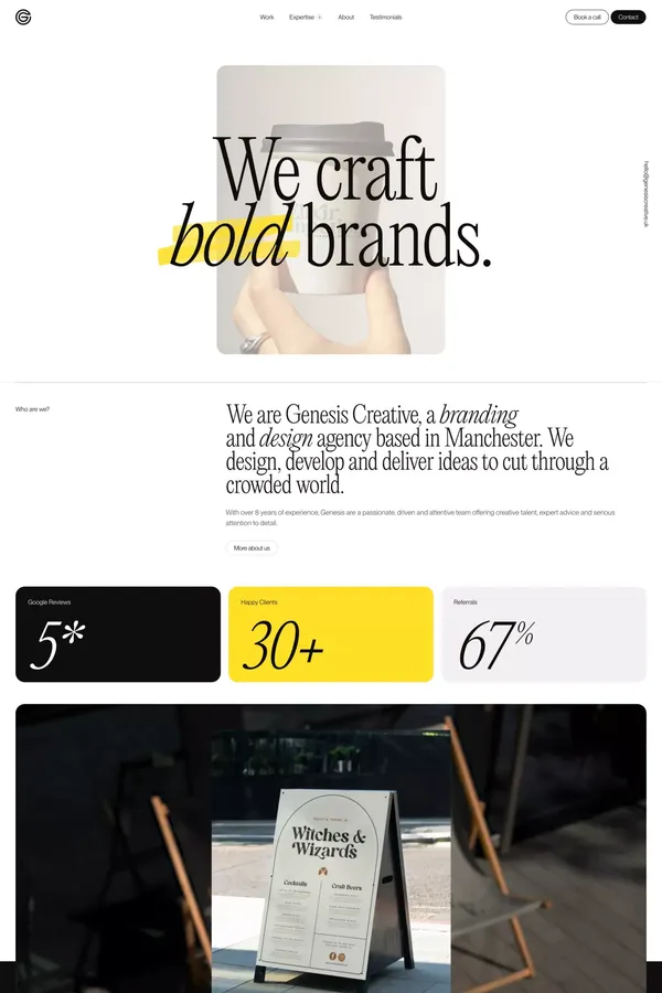 Genesis Creative | Home - Portfolio design inspiration