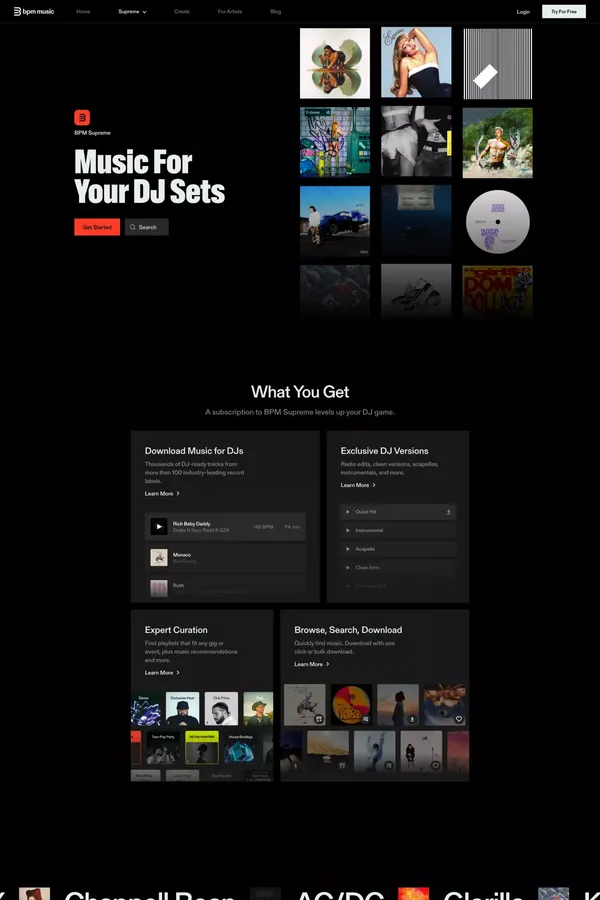 BPM Supreme | BPM - Landing design inspiration