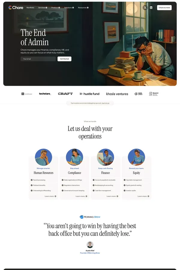 Chore | Free yourself from Admin