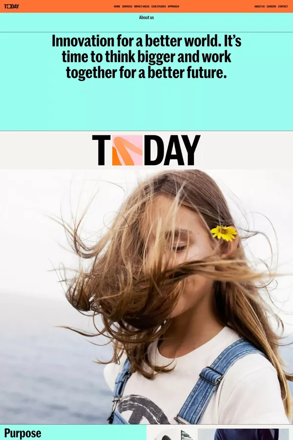 About | Today - About Us  design inspiration