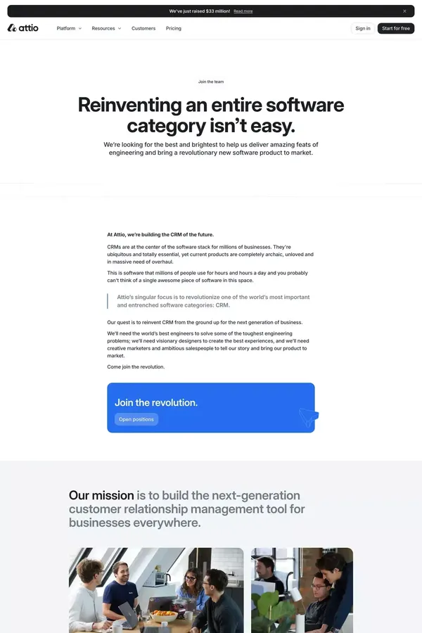 Careers | Attio - Career design inspiration