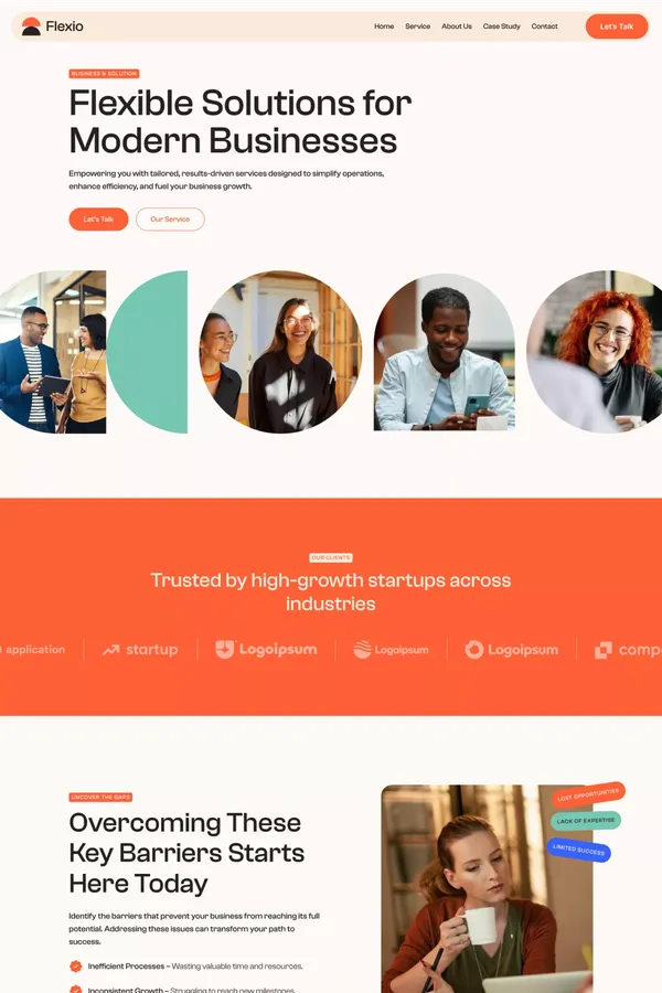 Flexio - Template design inspiration