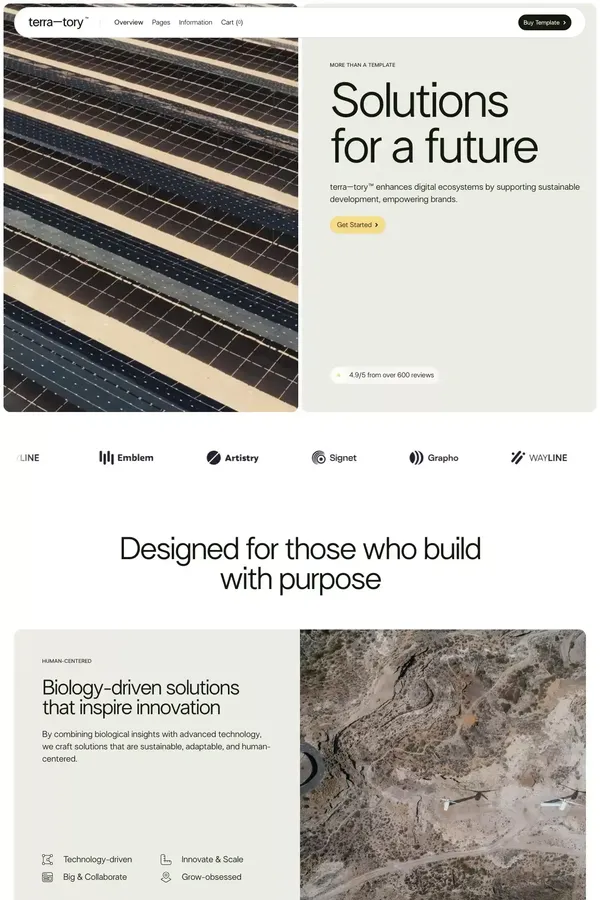 Terra-Tory - Webflow Ecommerce website template