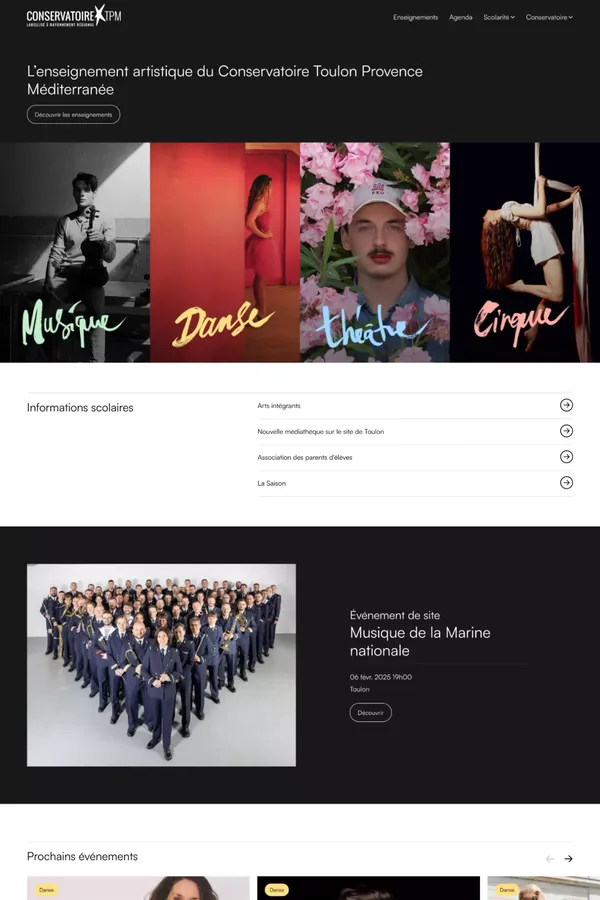 L’enseignement artistique du Conservatoire Toulon Provence Méditerranée | Conservatoire TPM