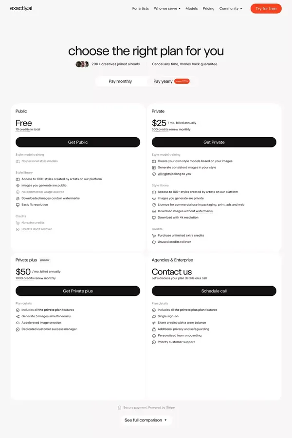 Pricing - Pricing design inspiration