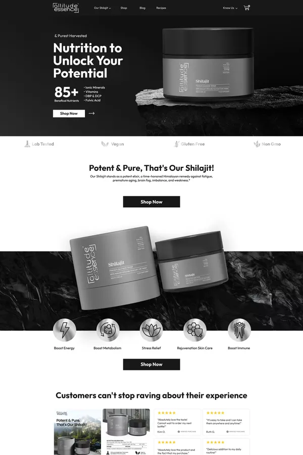 Premium Pure Himalayan Shilajit Resin  – Altitude Essence