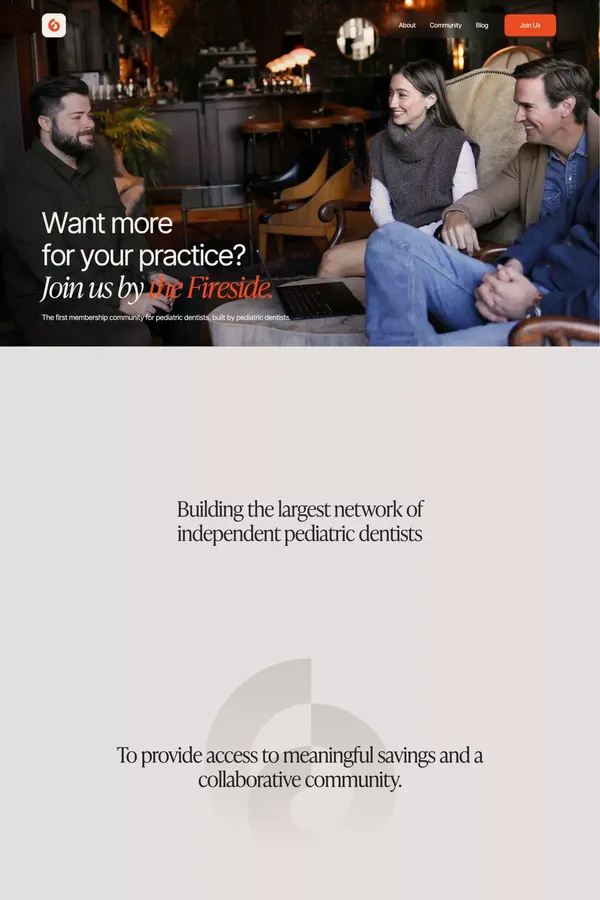 Fireside | Empowering Pediatric Dentists with Community & Resources