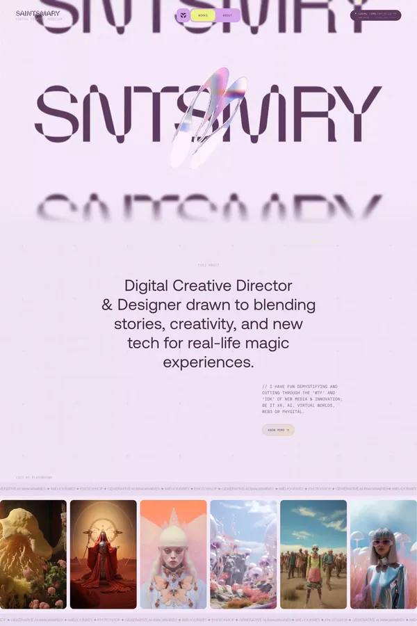 Maria Santos :: Digital Creative Director - Portfolio design inspiration