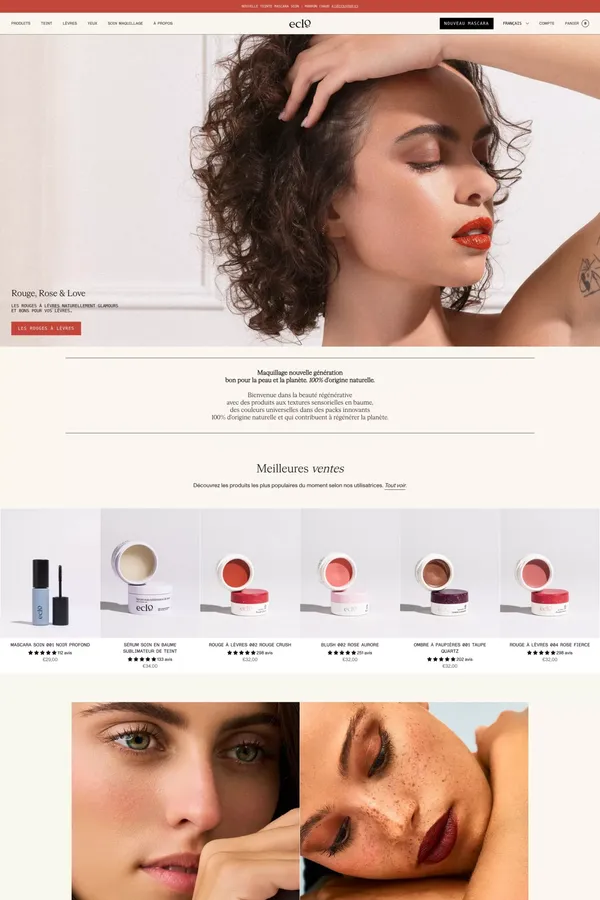 Eclo - Le maquillage réinventé. 100% naturel. 100% sensoriel.                  – eclo - Ecommerce design inspiration