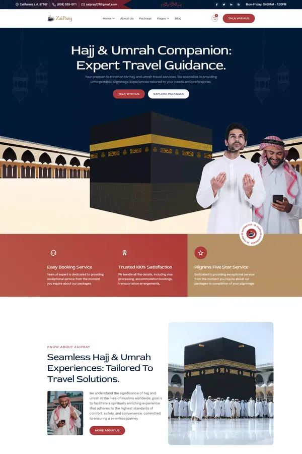 Zaipray - Religion Webflow Template | Flowzai