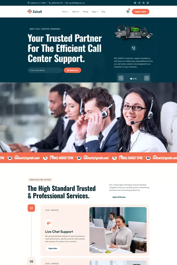Zaicall - Help center Webflow Template | Flowzai