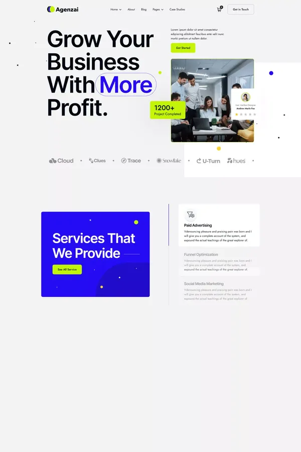 Agenzai - Webflow Agency Template | Flowzai