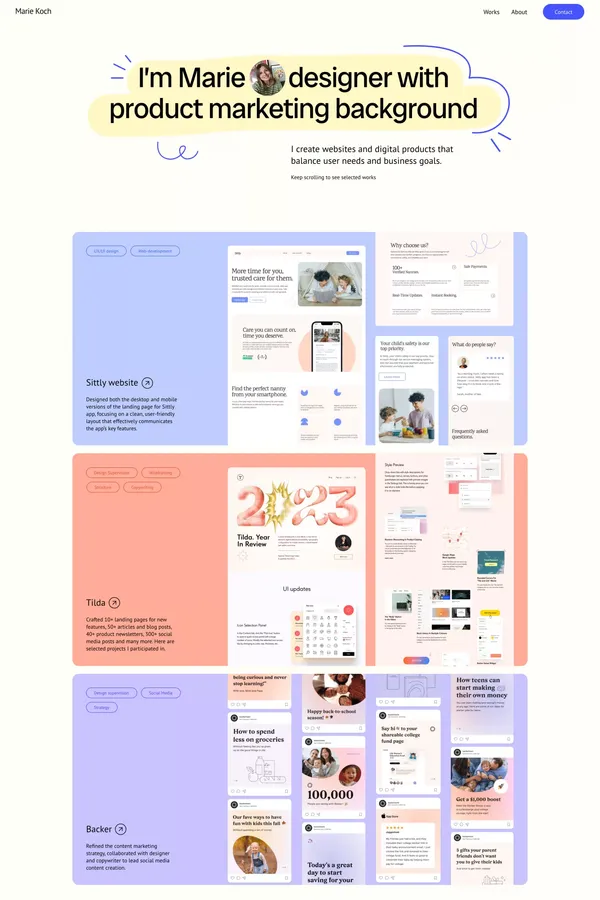 Marie Kochetkova—Web and Product Designer
