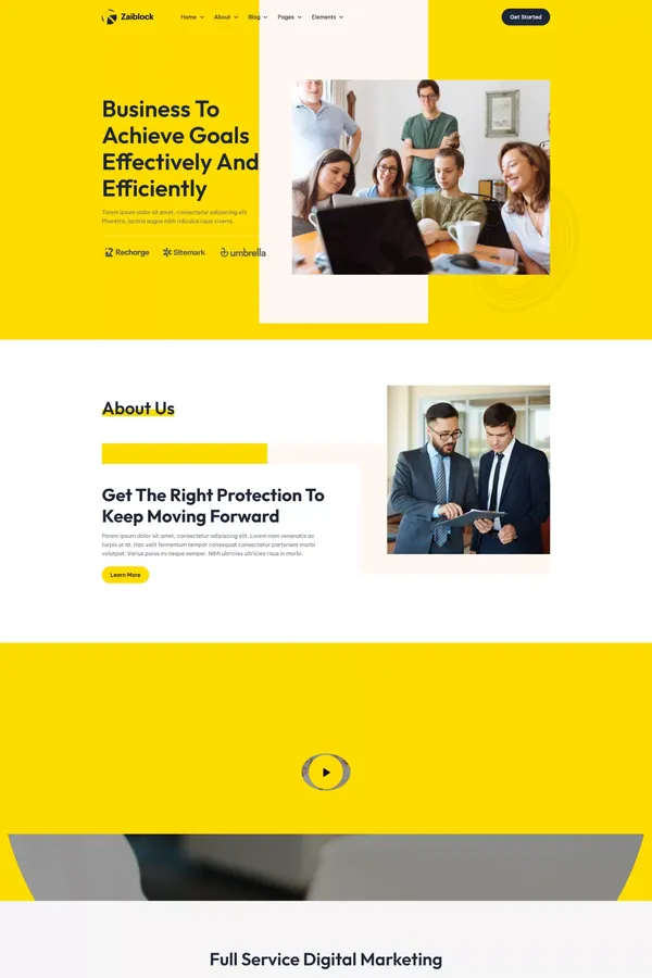 Zaiblock - Startup Webflow Template | Flowzai
