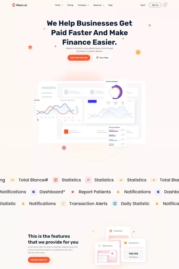 Mannzai - Webflow Saas Template | Flowzai