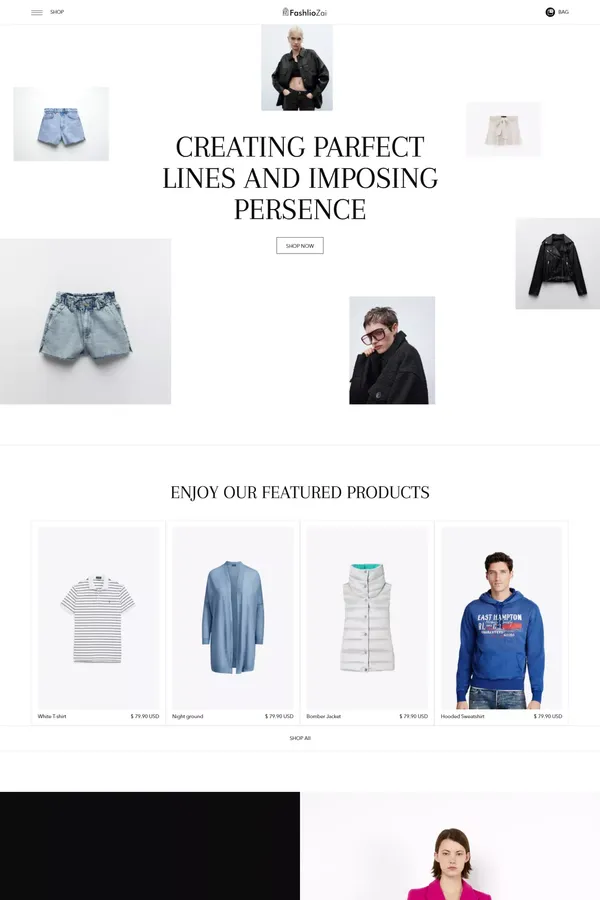 Fashliozai - Webflow Fashion Template | Flowzai