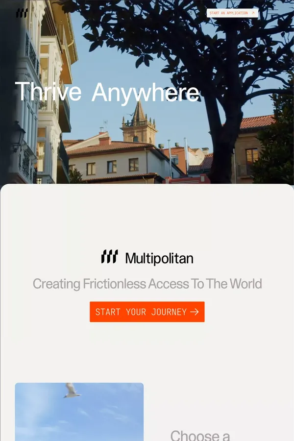 Global Citizenship, Residency & Visa Solutions | Multipolitan - Landing design inspiration