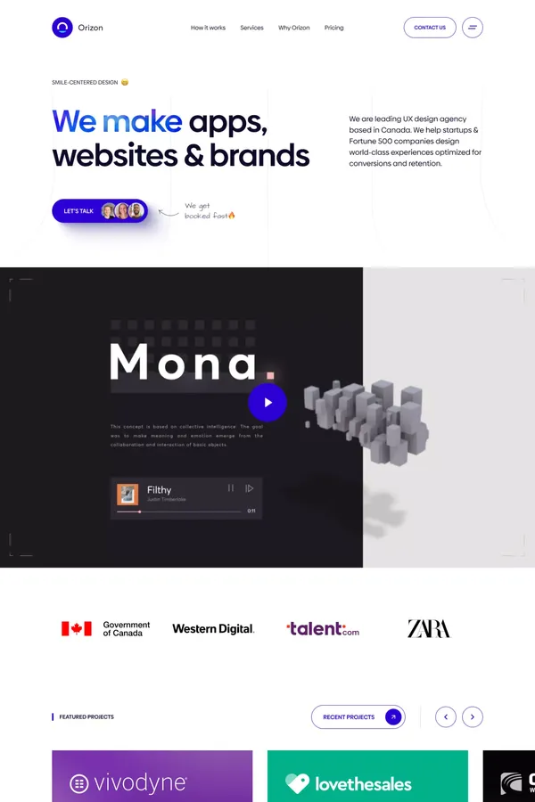Orizon Design - UX Design Agency, Branding & Web Design