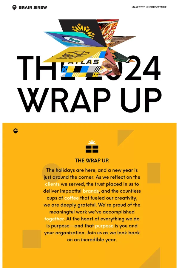 The 2024 Wrap Up - Portfolio design inspiration