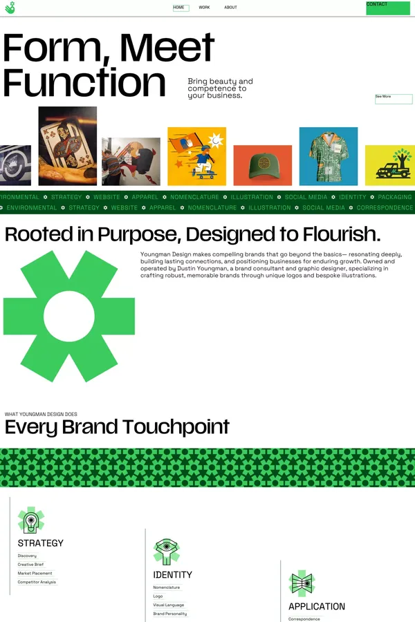 Youngman Designs - Portfolio design inspiration