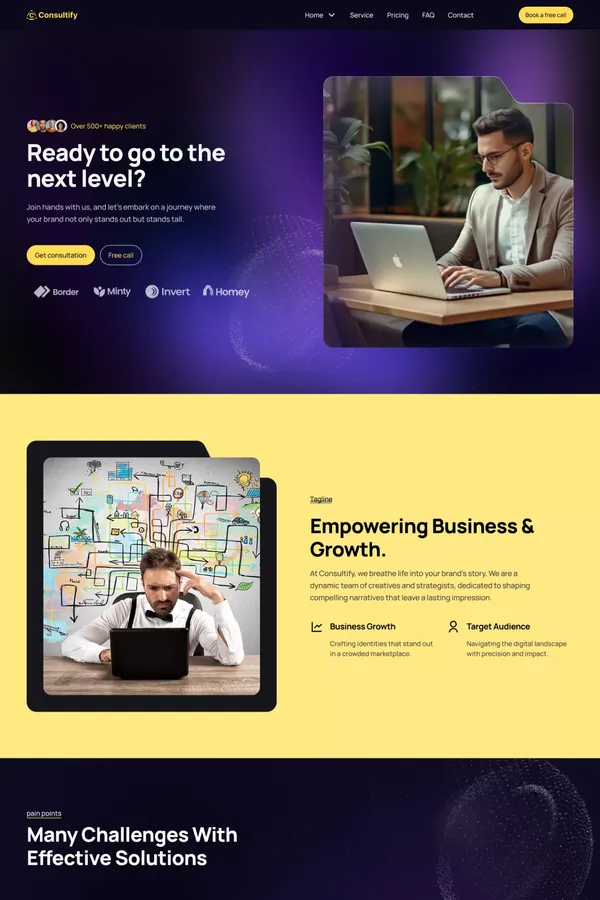 Consultify The Ultimate Marketing Template