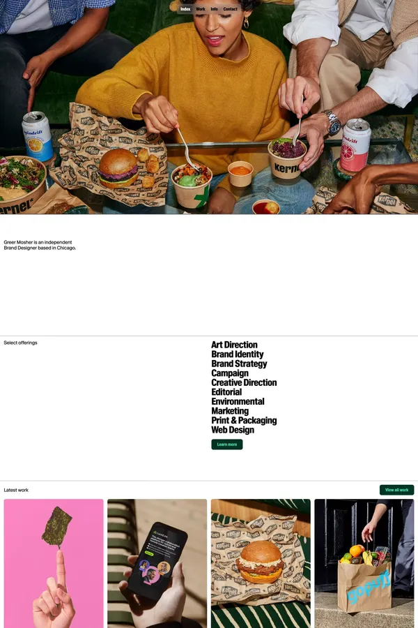 Greer Mosher: Portfolio - Portfolio design inspiration