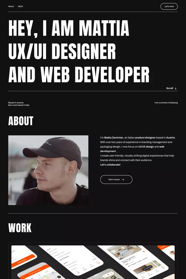 Mattia Zeminian | UX UI Designer & Web Developer