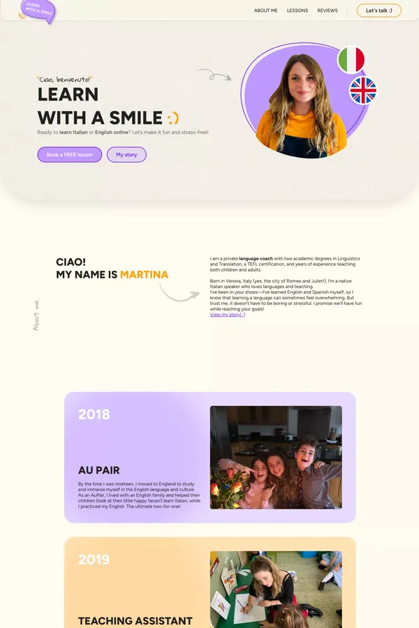 Learn With a Smile â Italian tutor for learning Italian and English