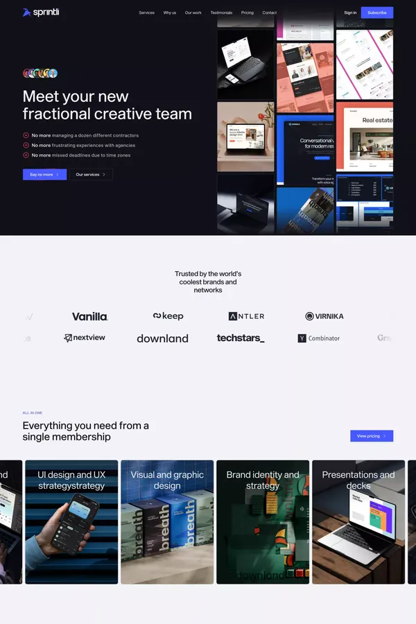 Sprintli â Fractional Creative Team